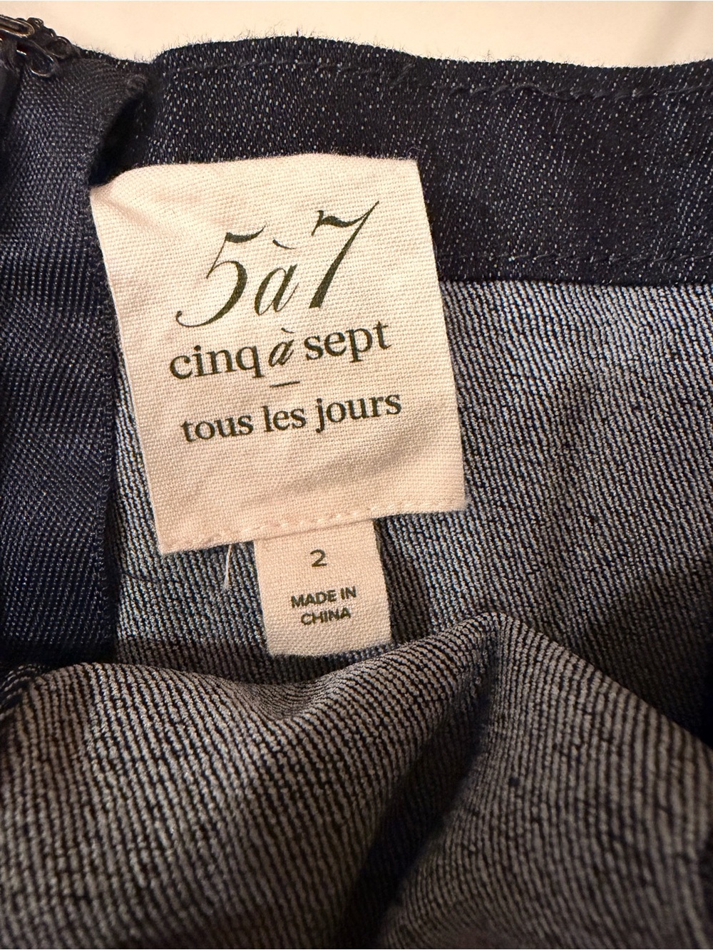 Cinq a Sept
Xia Sleeveless Bow Square-Neck Denim Mini Dress - Picture 4 of 4